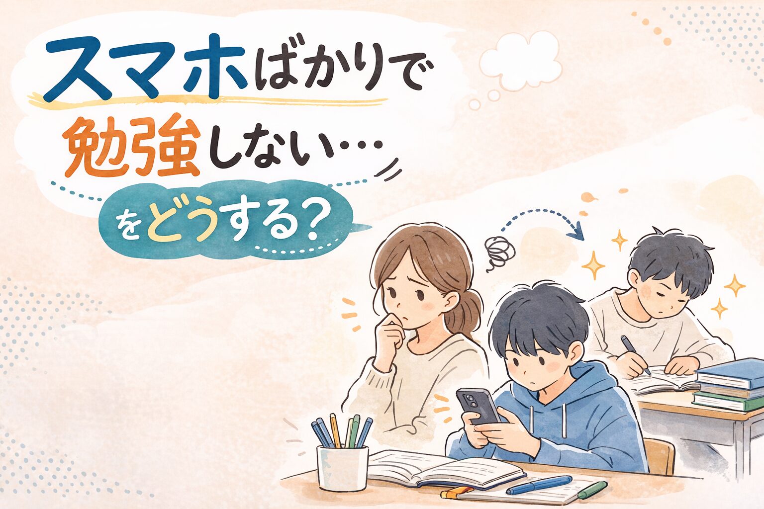 中学生のスマホルールのイメージ